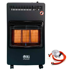 NJ-H2 Portable Mobile Foldable Room Gas Heater Piezo FFD 4.2 kW