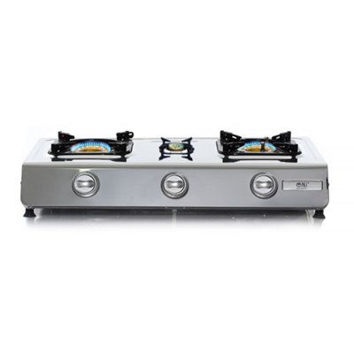 Steel gas stove 3 burner new arrivals