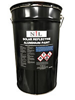 NJL Aluminium Solar Reflective Roof Coat Paint, Protects Felt, Bitumen, Metal 25L