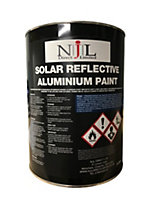 NJL Aluminium Solar Reflective Roof Coat Paint, Protects Felt, Bitumen, Metal 5L
