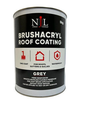 All Weather Roofing Compound Bitumen Waterproof Flat-Roof Paint Coating 1kg
