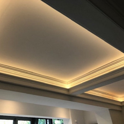 NMC IL3 Up Lighting Coving Multi Use Lightweight Moulding 12 Pack - 24 Metres