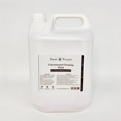 No 2 Non Ammoniated Brass, Clock Cleaning Concentrate Solution 5 Litres