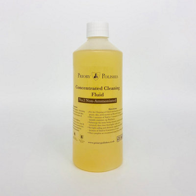 No 2  Non Ammoniated Brass, Clock Cleaning Concentrate Solution 500ml