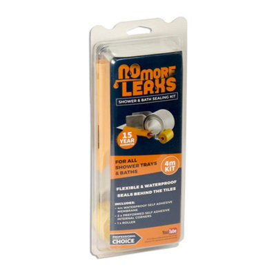 No More Leaks Shower or Bath Sealing Kit - 4 Metre