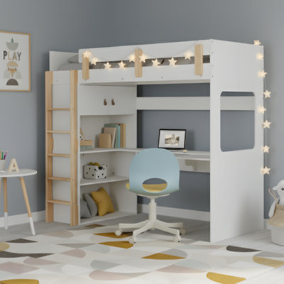 Noa And Nani Mimi Shorty Bunk Bed Splits Into Toddler And Day Bed In