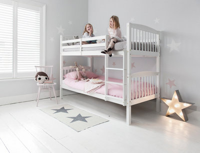 Noa & Nani Kids Solid Wood Bunk Bed with Matheus Pull out Trundle in ...
