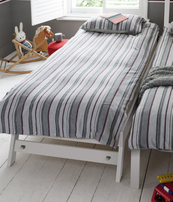 Noa & Nani Kids Solid Wood Bunk Bed with Matheus Pull out Trundle in ...