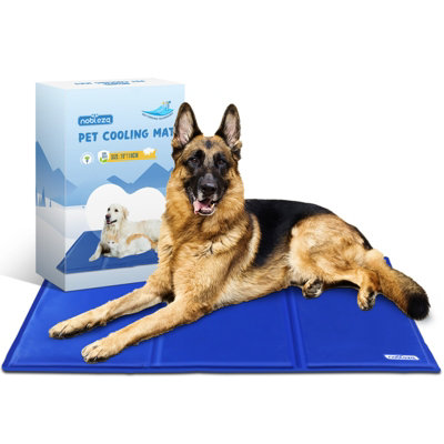 Nobleza Dog Cooling Mat XL 110 x 70 cm Durable Leakproof Pet Cool Mat Non Toxic Gel Self Cooling Pads for Extra Large Dogs. DIY at B Q