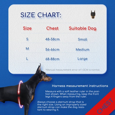 Easy walk harness size chart best sale