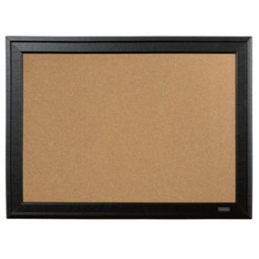 Nobo Black Frame Cork Notice Board Small 585x430mm