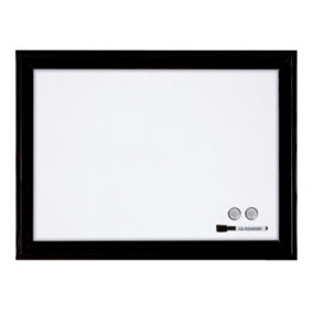 Nobo Black Frame Magnetic Whiteboard Small 585x430mm
