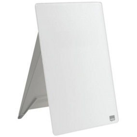 Nobo Desktop Whiteboard Easel With Dry Erase Glass Surface 216x297mm