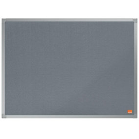 Nobo Essence Grey Felt Notice Board 600x450mm