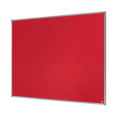 Nobo Essence Red Felt Notice Board 1200x900mm