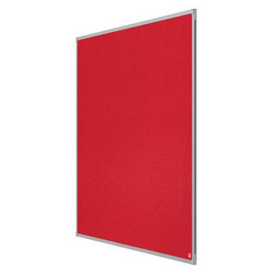 Nobo Essence Red Felt Notice Board 1200x900mm
