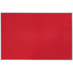 Nobo Essence Red Felt Notice Board 1800x1200mm