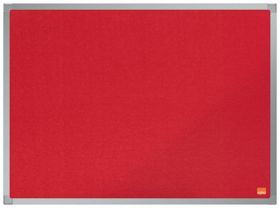 Nobo Essence Red Felt Notice Board 600x450mm