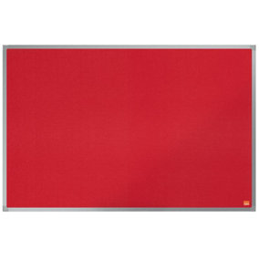 Nobo Essence Red Felt Notice Board 900x600mm