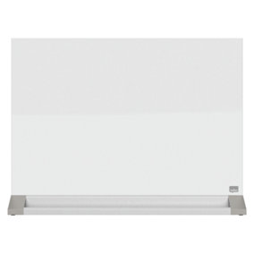 Nobo Freestanding Magnetic Glass Desktop Whiteboard 600x430mm