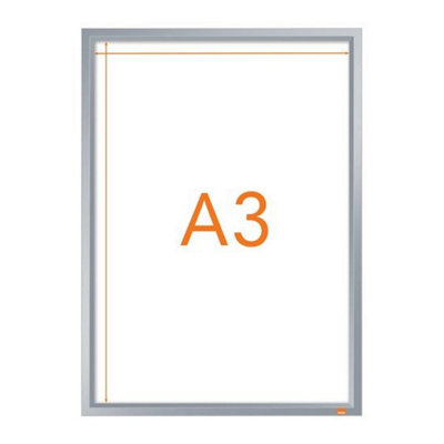 Nobo Impression Pro Anodised Clip Poster Frame A3