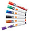 Nobo Liquid Ink Whiteboard Pens Bullet Tip - 6 Pack