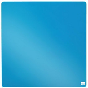Nobo Mini Magnetic Whiteboard Coloured Tile 360mmx360mm Blue