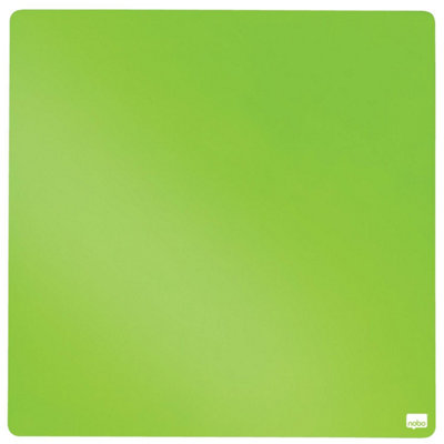 Nobo Mini Magnetic Whiteboard Coloured Tile 360mmx360mm Green