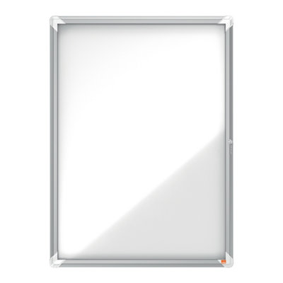 Nobo Premium Plus Outdoor Magnetic Lockable Notice Board 709x970mm Fits 9 x A4 Sheets