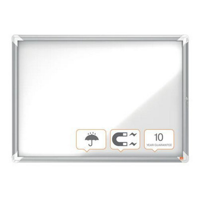 Nobo Premium Plus Outdoor Magnetic Lockable Notice Board 8xA4