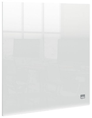 Nobo Transparent Acrylic Desktop or Wall Mounted Mini Whiteboard 300x300mm