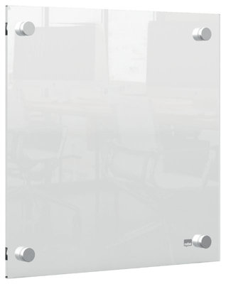 Nobo Transparent Acrylic Wall Mounted Mini Whiteboard 300x300mm