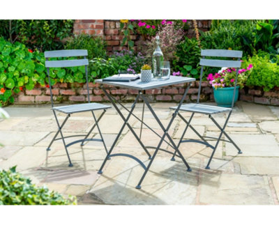 Nofolk Leisure Anada Bistro Set in Grey