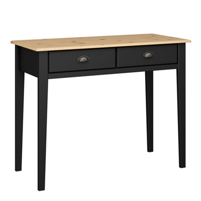 Nola Hall Table in Black & Pine | DIY at B&Q