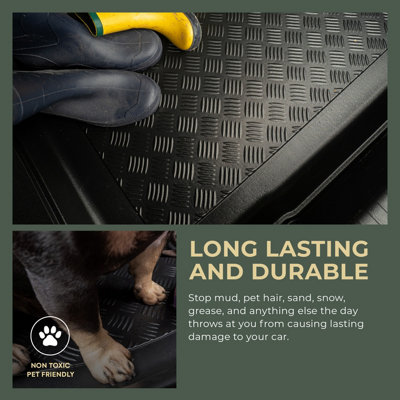 NOMAD Audi Q4 (2021+) Boot Liner [Upper Boot Position] Premium Tailored Fit Car Floor Mat Protector Recyclable Thermoplastic Waterproof Dog & Pet