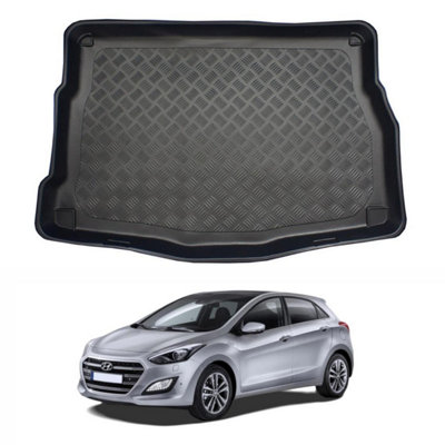 NOMAD Boot Liner for Hyundai i30 2012-17 Hatchback Tailored Car Floor Mat Guard