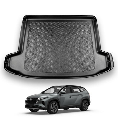 NOMAD Boot Liner for Hyundai Tucson 2021+ Tailored Fit Boot Floor Upper ...