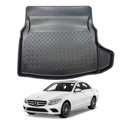 NOMAD Boot Liner for Mercedes C-Class 2014-21 Saloon Tailored Car Floor Guard