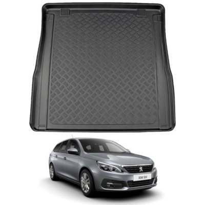 NOMAD Boot Liner for Peugeot 308 SW 2014-21 Tailored Fit Car Floor Guard Tray