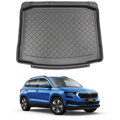 NOMAD Boot Liner for Skoda Karoq 2017+ Premium Tray Non-Adjustable Boot Floor