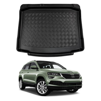 NOMAD Boot Liner For Skoda Karoq 2017+ Tailored Fit Non-Adjustable Boot Floor