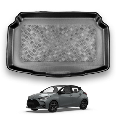 BEDPET Dogs Car Boot Cover, Toyota Yaris Cross 2019-2023 2024 Fabric, Black, Car, Custom Fit, Washable, Nonslip, Waterproof