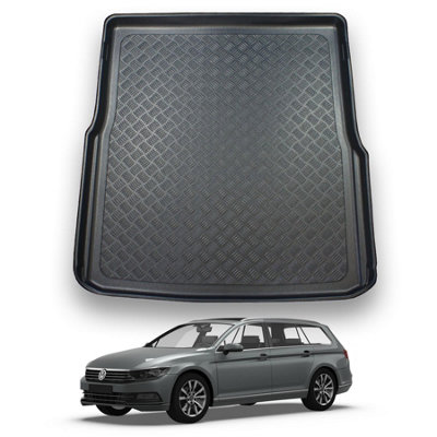 NOMAD Boot Liner for VW Passat 2015-23 Estate Tailored Fit Car Floor Guard Tray