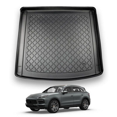 Compatible With Mercedes EQE (2022 ) Rubber Car Mats Compatible With Tailored Fit Heavy-Duty Floor Mats Set Accessory Waterproof Durable Custom Fit 4