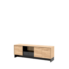 Nomad TV Cabinet (H)540mm (W)1630mm (D)400mm with Open and Closed Compartments
