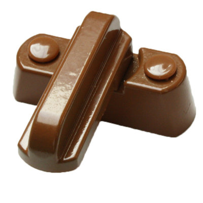 Non-Locking PVC-u Door & Window Sash Blocker Oak