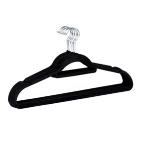 Non-Slip 10 Pack Coat Hanger Adult Clothes Trouser Hanging Space Saver