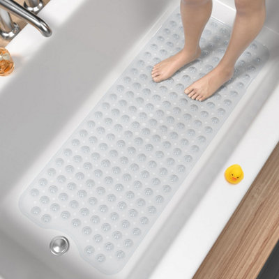 [未使用]Smart Bath Mat SBM24W01LJ NON-SLIP BATH MAT, EXTRA LONG, 100 X 40 CM, MILDEW RESISTANT AND