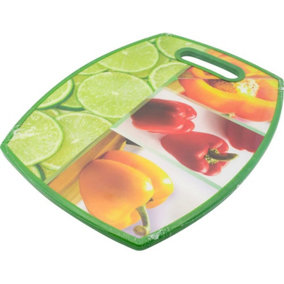 Non Slip Chopping Board Plastic Food Kitchen Cutting Fruits Vegetables