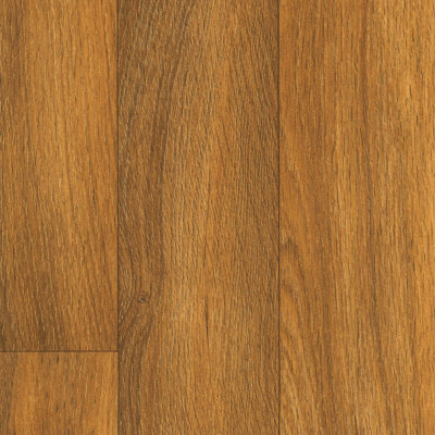 Non Slip Dark Brown Wood Effect Vinyl Flooring For LivingRoom, Hallways, 2mm Textile Backing Vinyl Sheet -1m(3'3") X 3m(9'9")-3m²